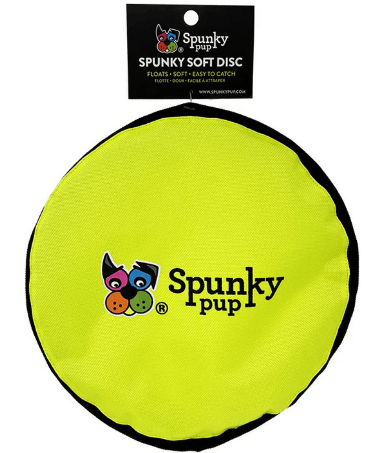 Spunky Pup - Soft Disc, Lightweight Floating Fetch Toy for Dogs