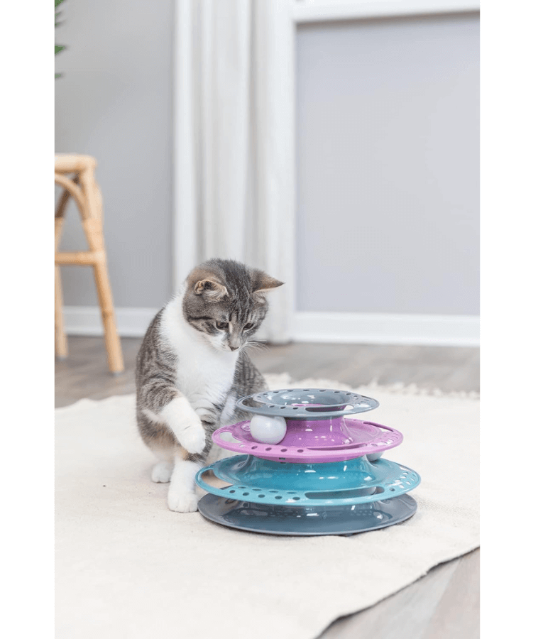 Trixie - Catch The Balls Cat Toy - Three Levels 25 × 13 cm