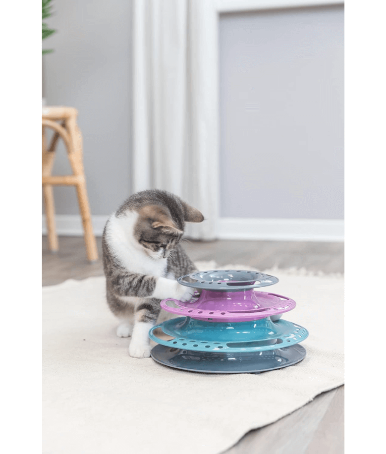 Trixie - Catch The Balls Cat Toy - Three Levels 25 × 13 cm