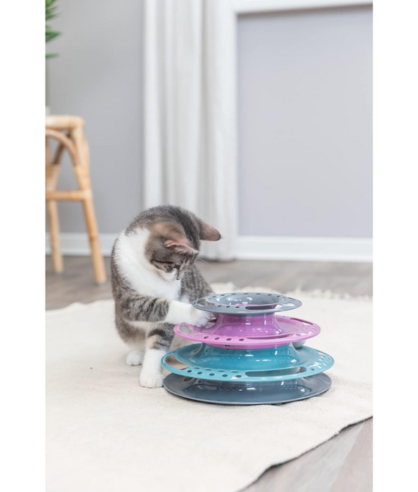Trixie - Catch The Balls Cat Toy - Three Levels 25 × 13 cm