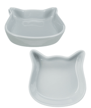 Trixie - Ceramic Cat Bowl – Cat-Shaped Design 0.25L / 12cm