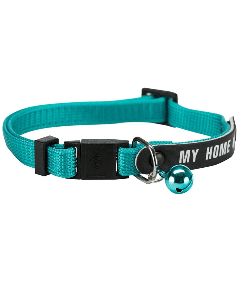 Trixie - Cat collar My Home - Nylon Cat Collar with Adres Bracket