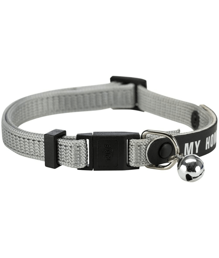 Trixie - Cat collar My Home - Nylon Cat Collar with Adres Bracket