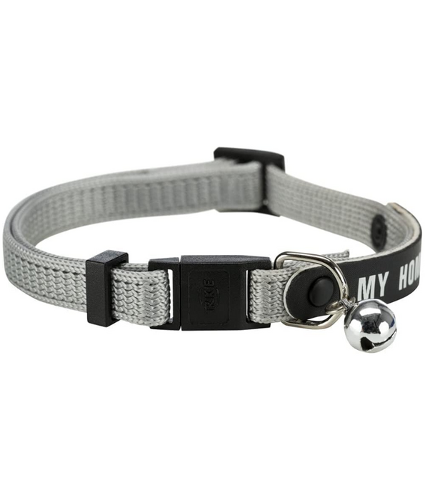 Trixie - Cat collar My Home - Nylon Cat Collar with Adres Bracket