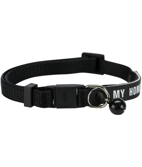 Trixie - Cat collar My Home - Nylon Cat Collar with Adres Bracket