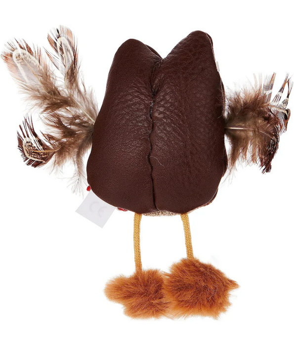 GiGwi Owl Catch & Scratch  Eco Line  With Silvervine Leaves And  Leatherette