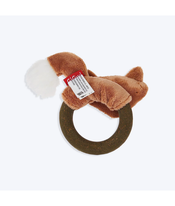 GiGwi Fox Catch & Scratch Eco line with Slivervine Ring
