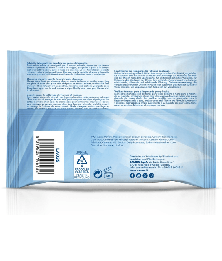 Camon Salviette Cleansing Wipes Fragrance Rose Wipes 40 Sheets