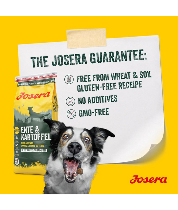 Josera - Duck & Potato, Grain-Free, Immune Support, Moderate Energy, Adult Dry Dog Food - 12.5kg