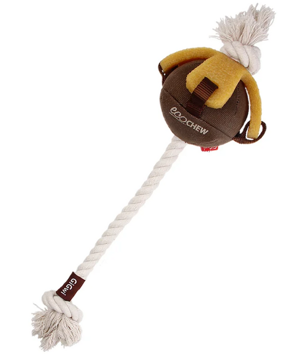 Gigwi - Eco Chew Natural Raw Rubber with Cotton Canvas