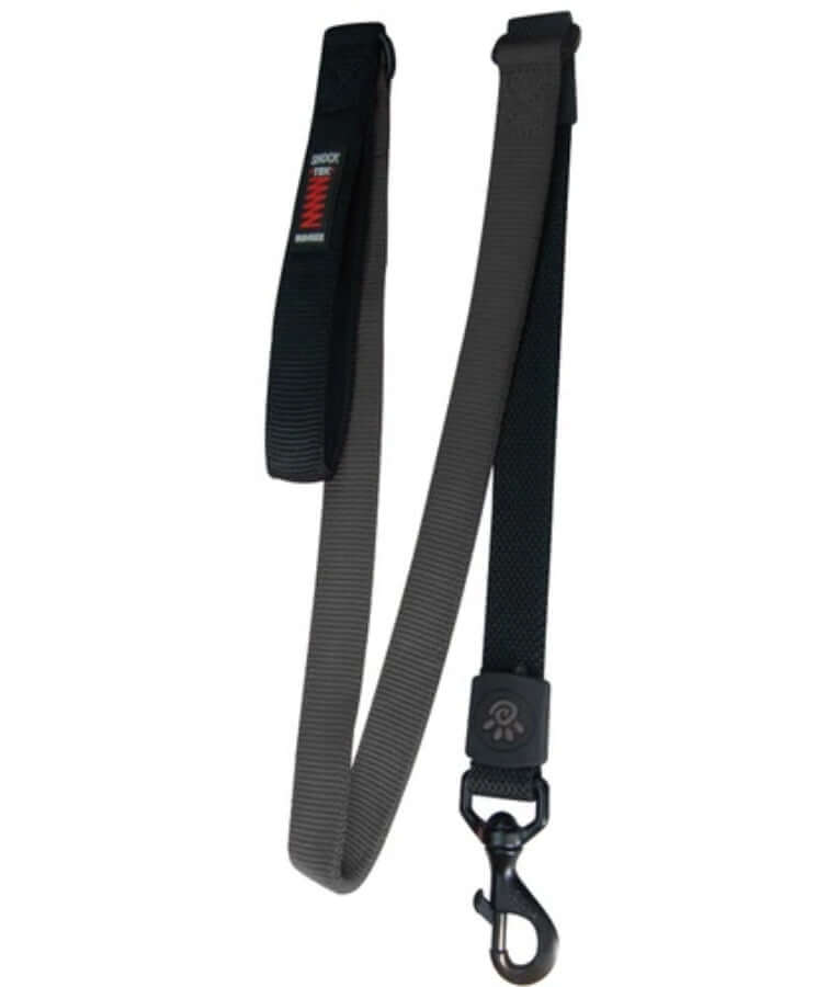 Doco - Bungee Shock Absorbing Nylon Leash, Neoprene Handle, For Dogs - Grey - 120cm (Large)