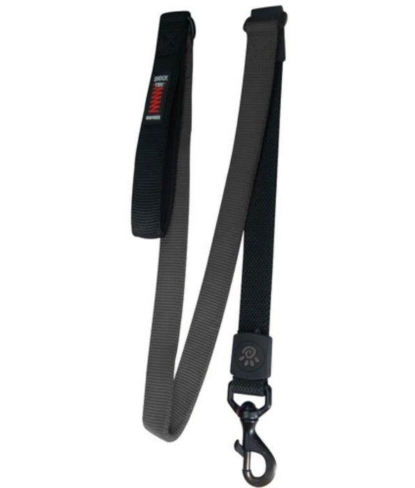 Doco - Bungee Shock Absorbing Nylon Leash, Neoprene Handle, For Dogs - Grey - 120cm (Large)