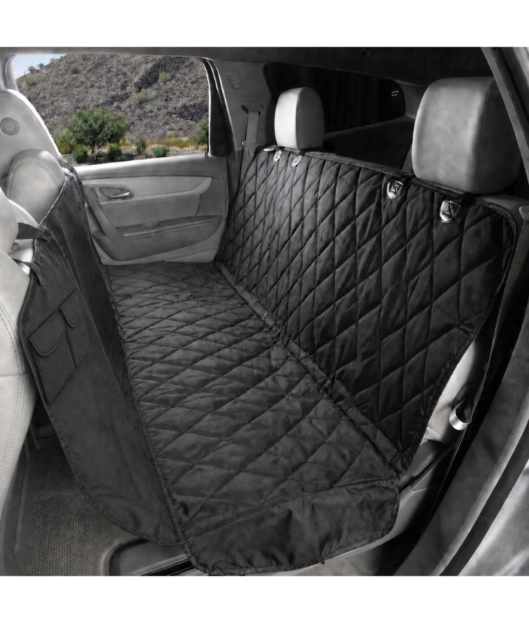 Car Seat Cover, Hammock Design With Side Pockets, For Dogs - 140 x 45cm