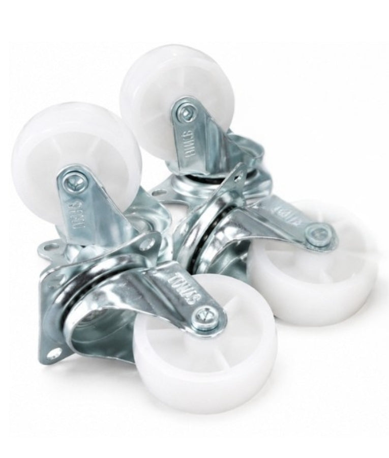 Tomas - Travel Cage Wheels, White - 4 Wheels