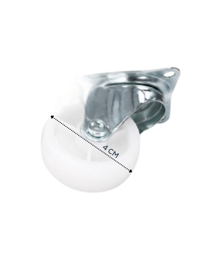 Tomas - Travel Cage Wheels, White - 4 Wheels