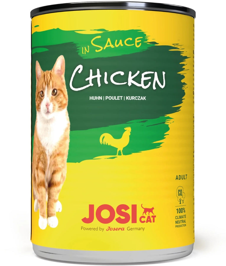 JosiCat - Chicken in Sauce, Adult Wet Cat Food - 415g