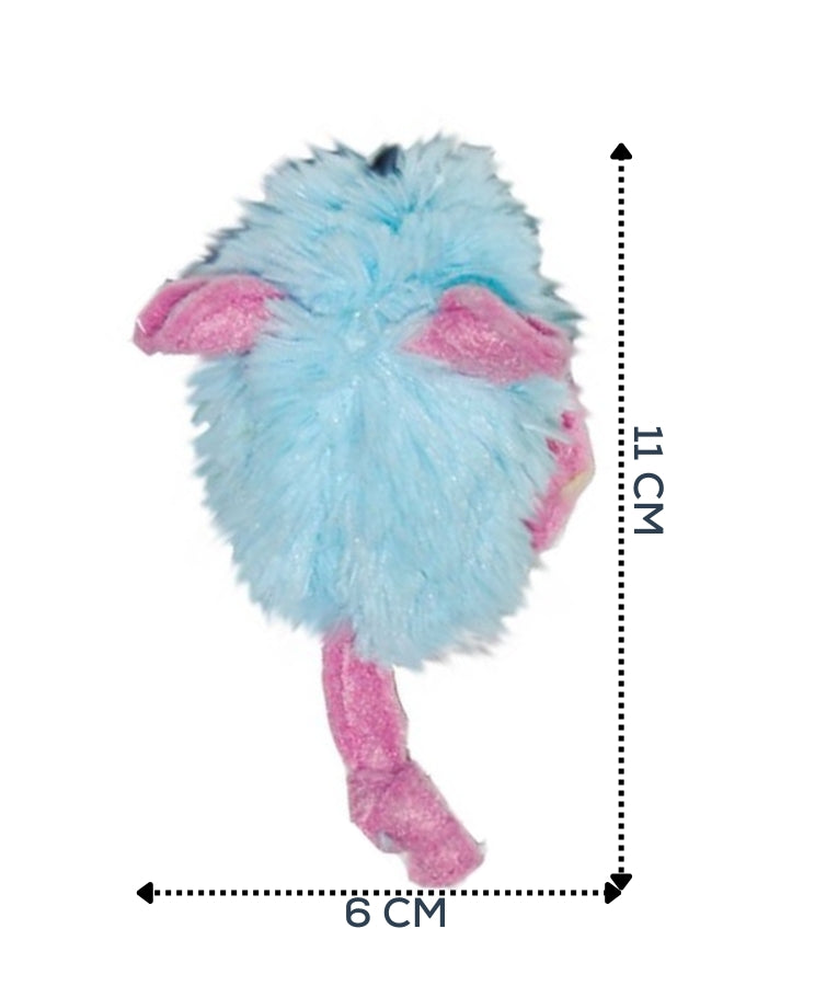 Kong - Cat Kitten Mouse Toy, Soft Plush With Catnip & Crinkle Sound, For Cats - Pack of 2 (4x1x6cm each)