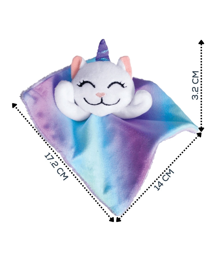 Kong - Crackles Caticorn, Catnip-Filled Plush With Crackle Sound, For Cats - 17x14x3cm