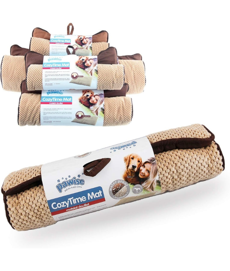 Pawise - CozyTime Teflon Dog Mat, Waterproof Padded Cushion, For Dogs - XS-S-M-LXL