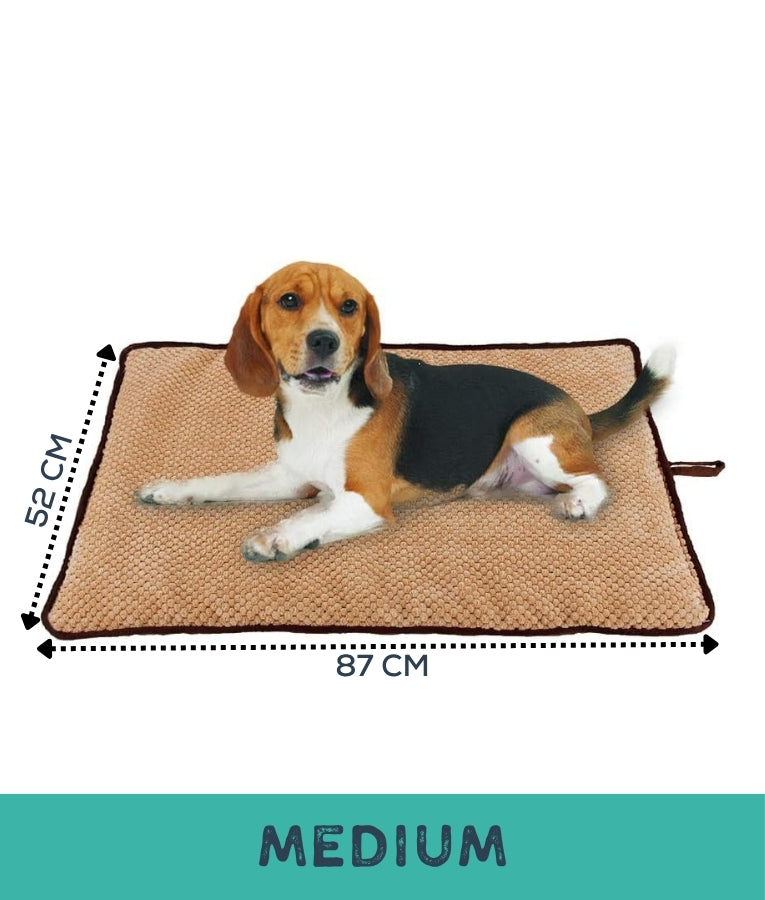 Pawise - CozyTime Teflon Dog Mat, Waterproof Padded Cushion, For Dogs - XS-S-M-LXL