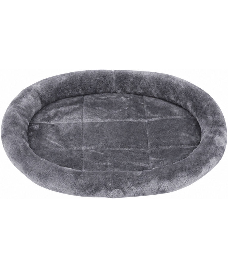 Pawise - Oval Bed, Non-Slip Base With Soft Flannel Fleece Cover, For Cats & Small Dogs - 54 x 42 x 5 cm