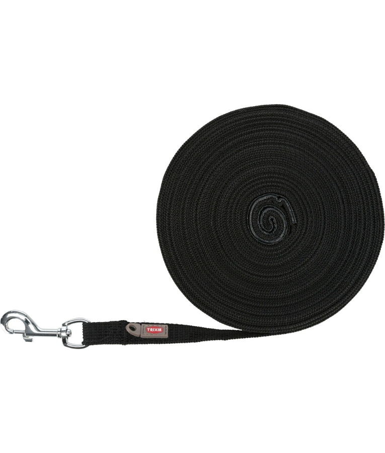 Trixie - Tracking Lead, Cotton With Padded Hand Loop, For Dogs - Medium 15m/20mm