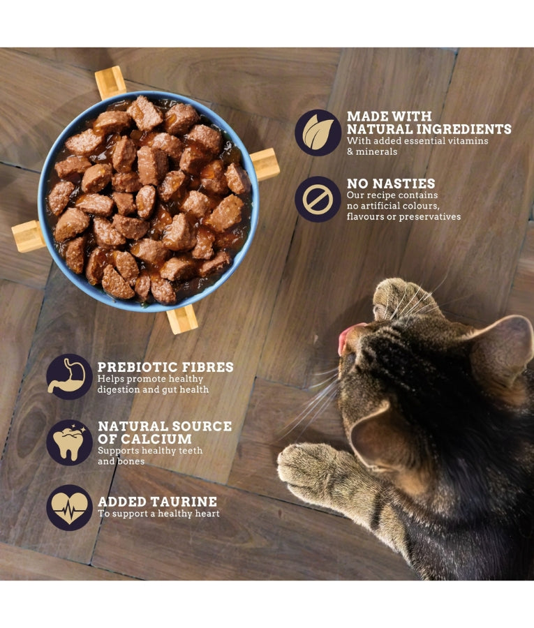 Webbox - Naturals Tasty Selection Meat & Fish In Jelly, Grain-Free, Senior 7+ Wet Food, For Cats - 8 x 100g