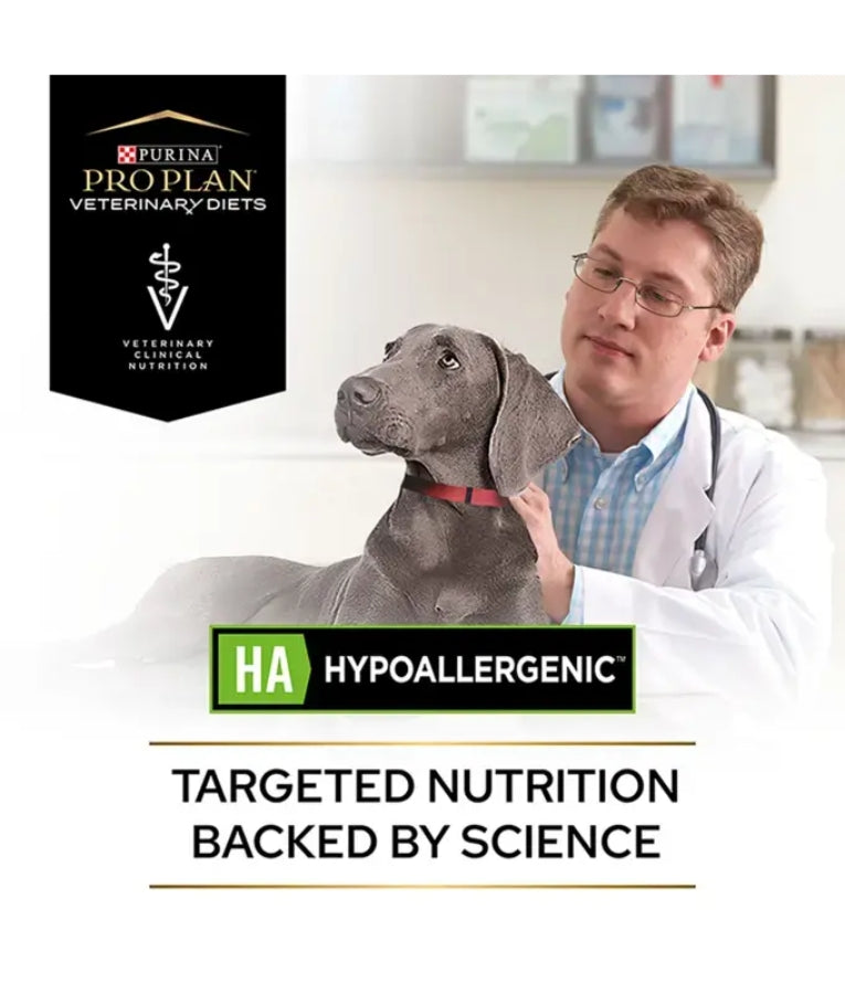 Purina - Pro Plan, Veterinary Diets, HA Hypoallergenic Mousse With Hydrolysed Soya Protein, All Life Stages, Wet Dog Food - 400g