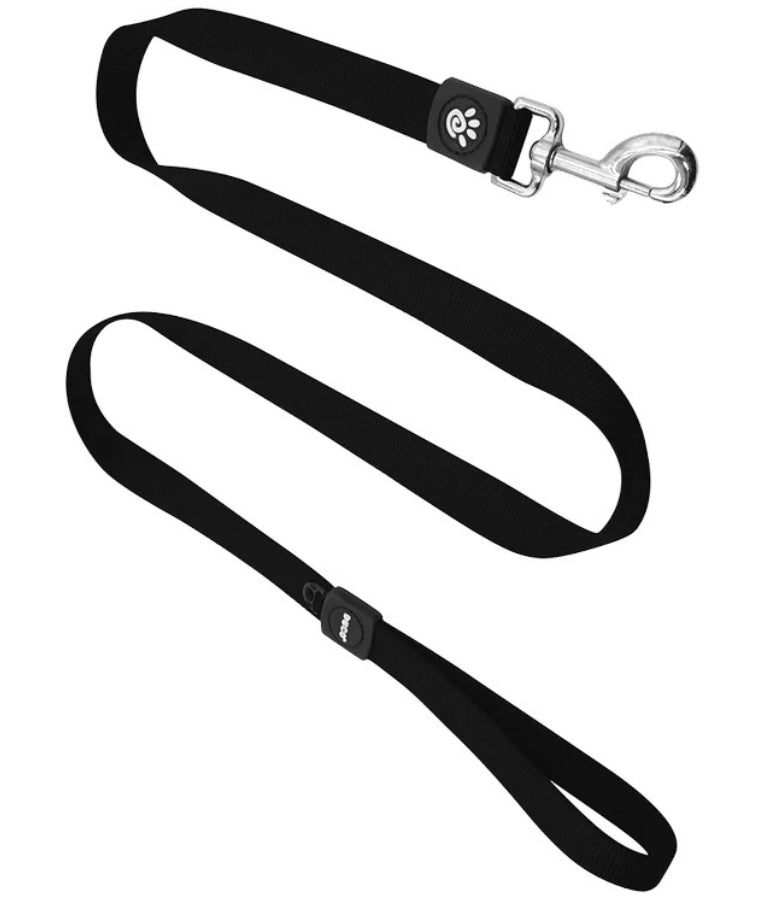 Doco - Nylon Leash, Black, Heavy-Duty 360° Swivel Hook, For Dogs - 120cm