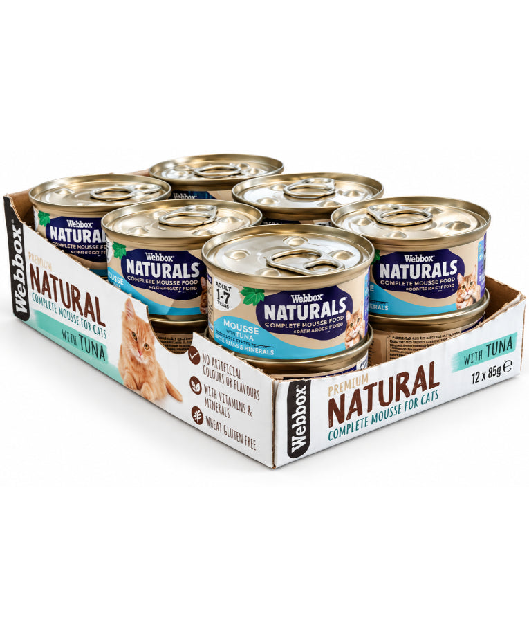 Webbox Naturals Tuna Mousse Wet Cat Food 85g