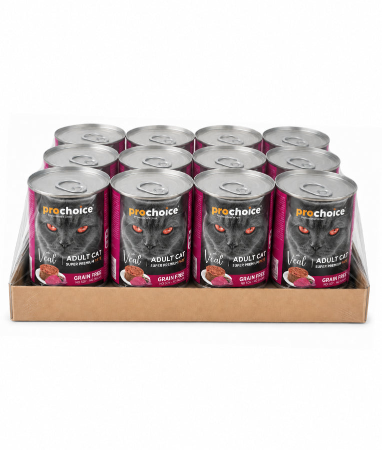 Prochoice - Adult Cat Premium Pate With Veal 400g