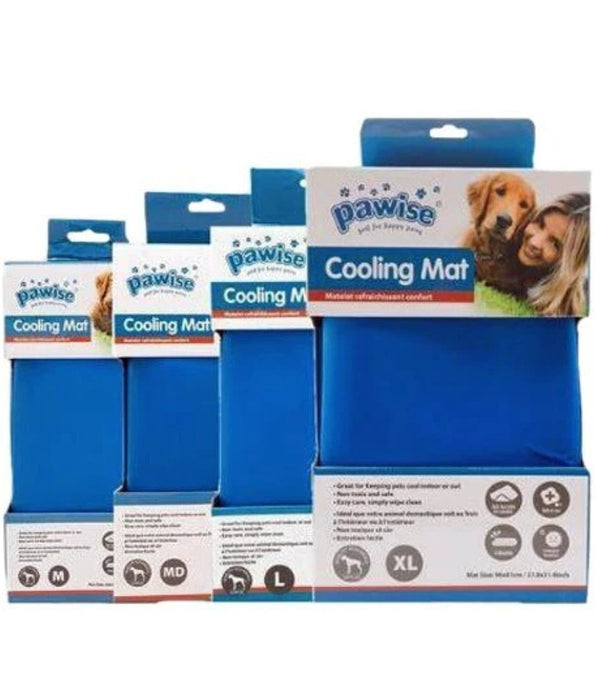 Pawise - Cooling Gel Pet Mat, Self-Cooling, Non-Toxic Gel, Foldable for Dogs & Cats - S, M, L