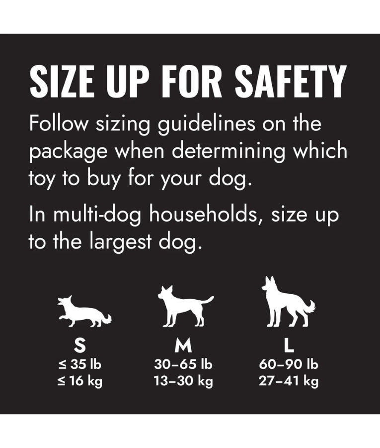 Kong - Extreme Ball, Puncture-Resistant Black Natural Rubber, For Dogs - S-L (6.4-8.9cm)