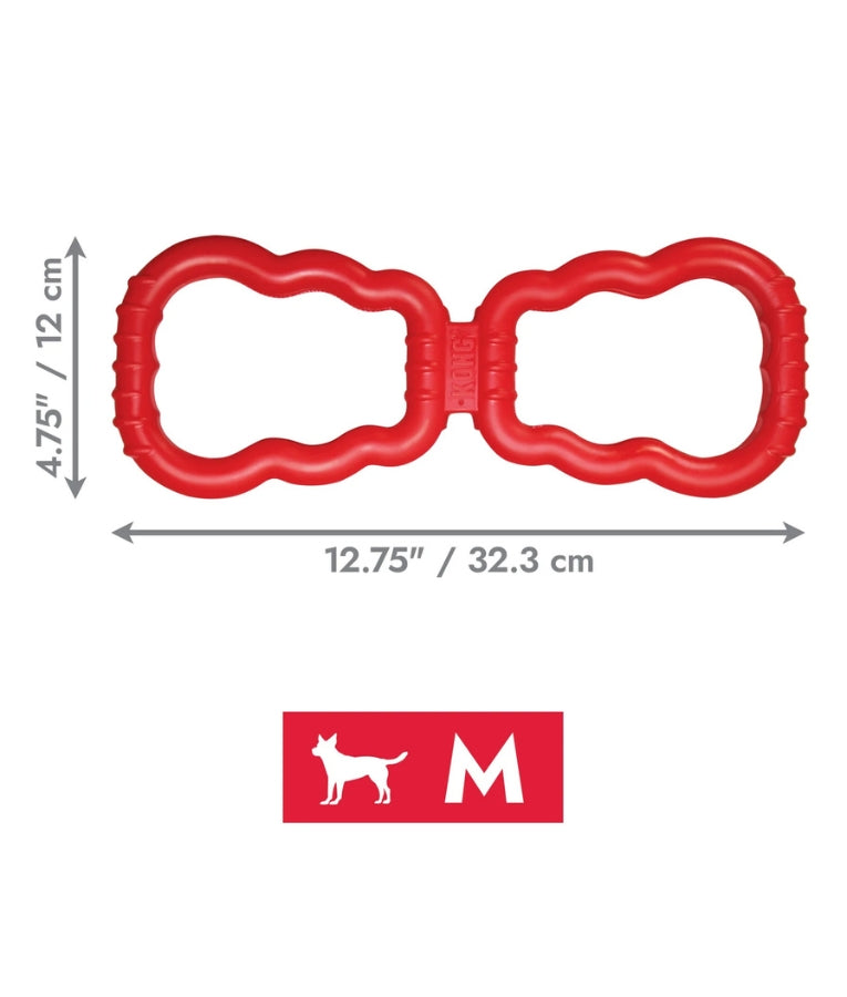 Kong - Tug Toy, Natural Rubber, For Dogs - 32.3x12cm