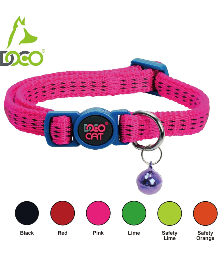 Doco - Signature Cat Collar Lime