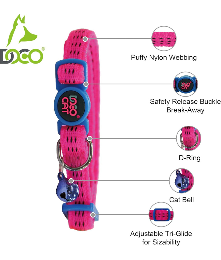 Doco - Signature Cat Collar Lime