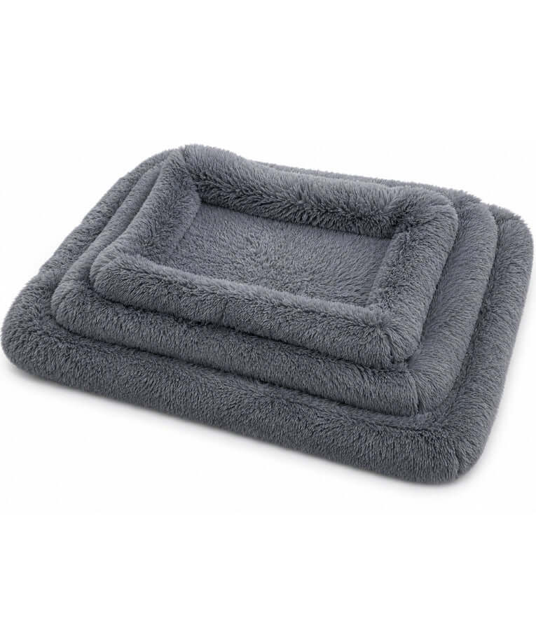 PawComfort - Plush Calming Pet Bed, Ultra-Soft Long Fur Comfort for Dogs & Cats - S, M, L