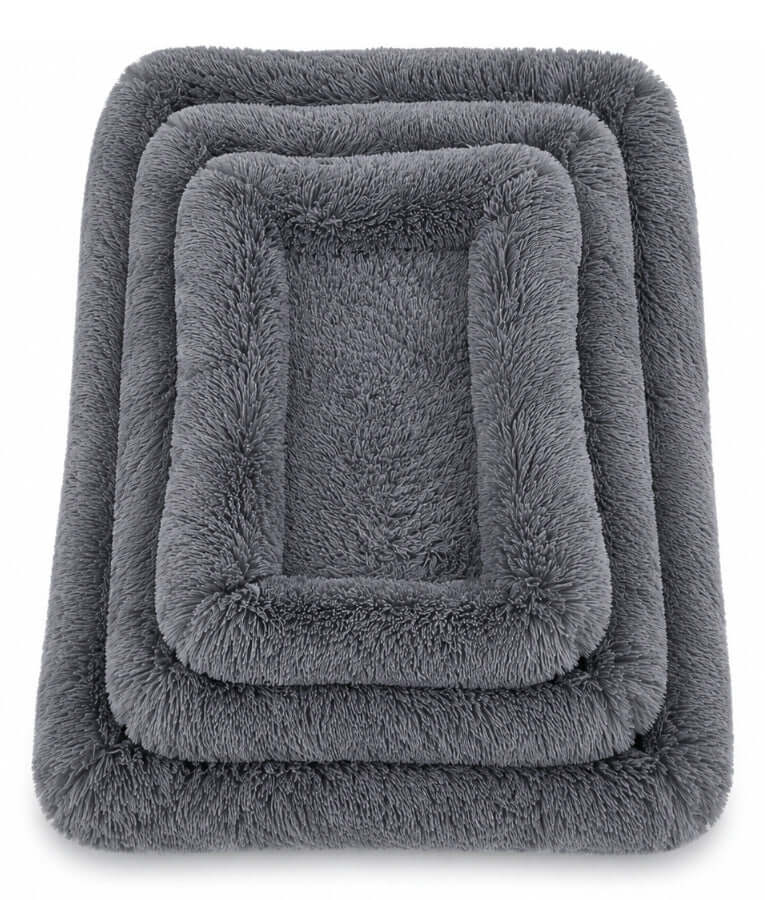 PawComfort - Plush Calming Pet Bed, Ultra-Soft Long Fur Comfort for Dogs & Cats - S, M, L