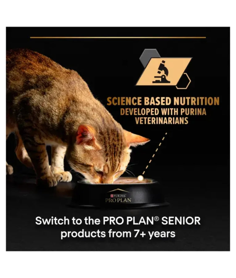 Pro Plan - Adult Delicate Digestion Wet Cat Food, Turkey & Oceanfish in Gravy, Sensitive Stomach Formula, For Cats - 10 x 85 g