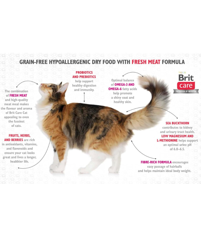 Brit Care - Senior Weight Control, Chicken, Grain-Free, Dry Cat Food - 2kg