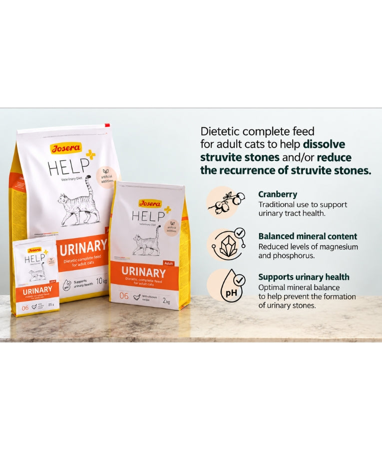 Josera - Help Urinary With Cranberry, Struvite Stone Support, Adult Dry Cat Food - 2kg