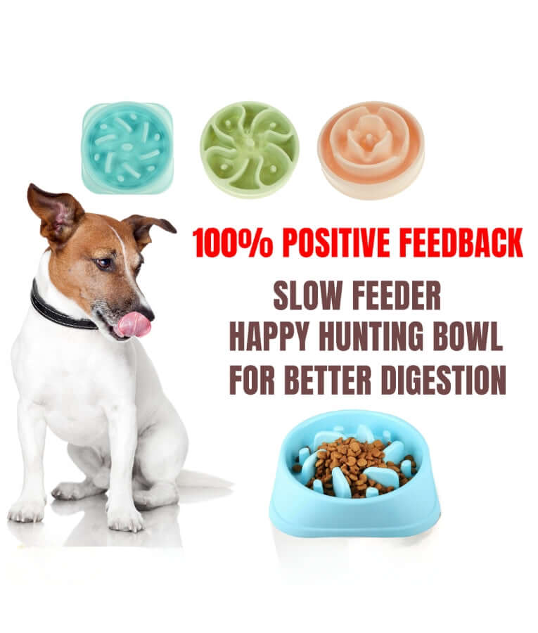 Happy Hunting - Slow Feeder Dog Bowl - 20 cm