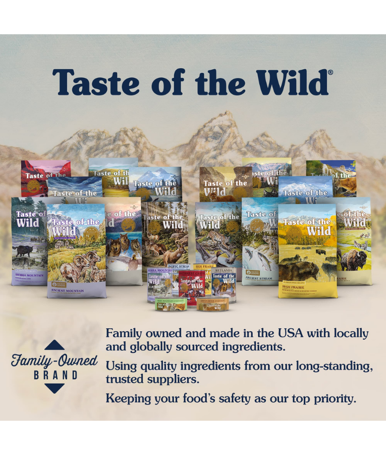 Taste of the Wild - Appalachian Valley Venison & Garbanzo Beans, Grain-Free, Adult, Small Breed, Dry Dog Food - 2.27 kg