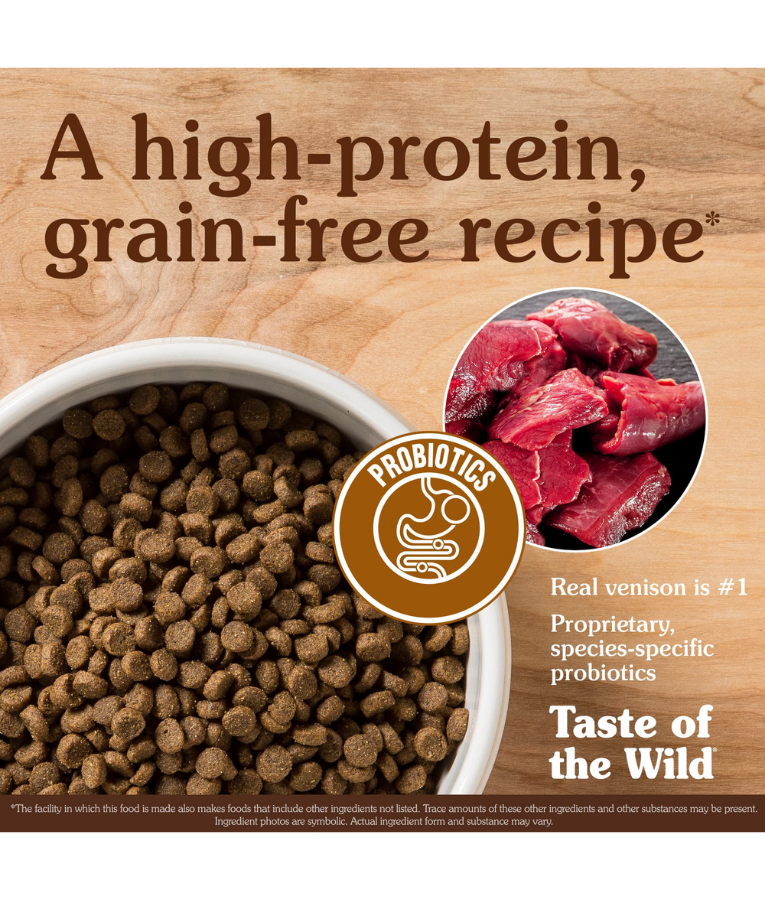 Taste of the Wild - Appalachian Valley Venison & Garbanzo Beans, Grain-Free, Adult, Small Breed, Dry Dog Food - 2.27 kg