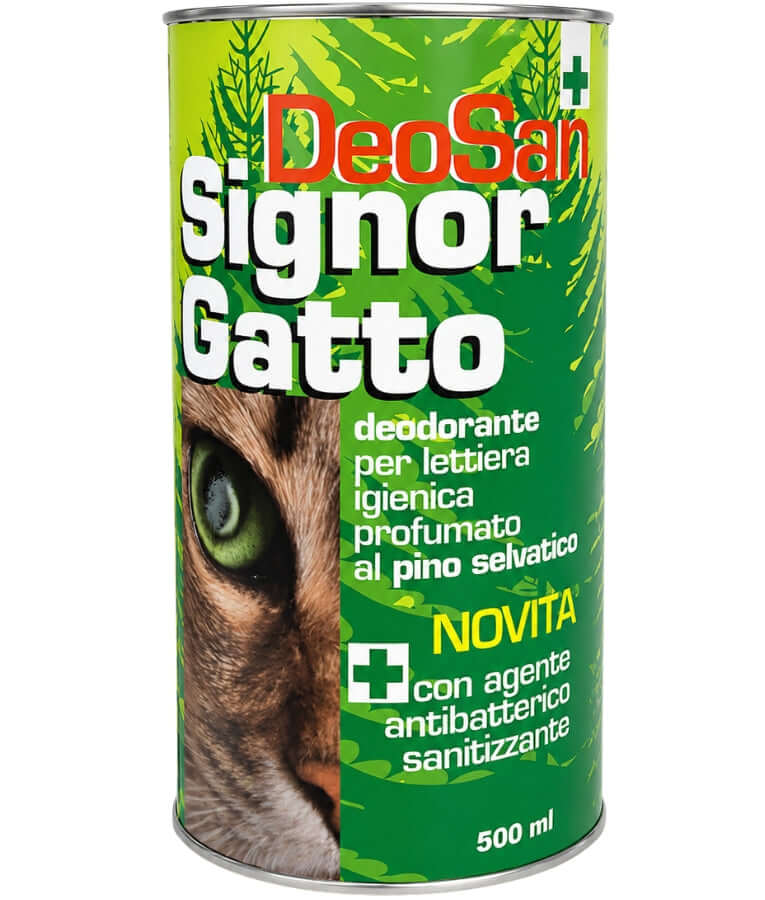 Signor Gatto - Cat Litter Deodorizer, Pine Scent, Hygienic Litter Freshener - 500 ml