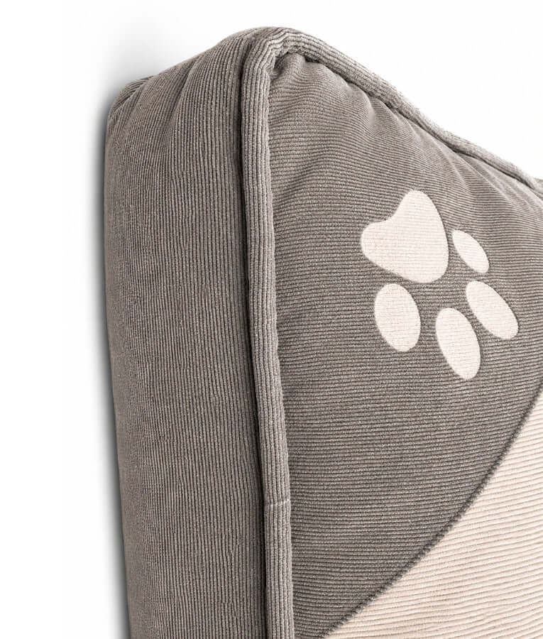 King Queen - Plush Pet Bed, Removable Washable Cover, Everyday Comfort - 90 × 65 × 20 cm