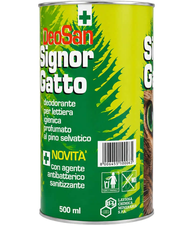 Signor Gatto - Cat Litter Deodorizer, Pine Scent, Hygienic Litter Freshener - 500 ml
