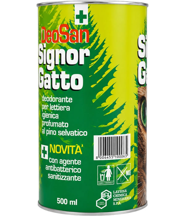 Signor Gatto - Cat Litter Deodorizer, Pine Scent, Hygienic Litter Freshener - 500 ml
