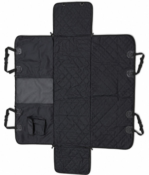 Car Seat Cover, Hammock Design With Velcro Pocket & Mesh Window, For Dogs - 200 x 130cm (Folded: 140 x 45cm)