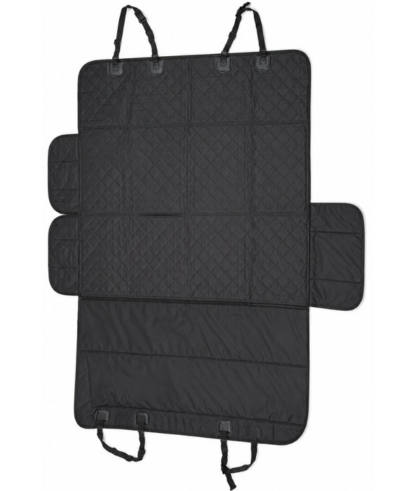 Car Seat Cover, Quilted Hammock Design With Velcro Seatbelt Openings, For Dogs - 140 x 45cm